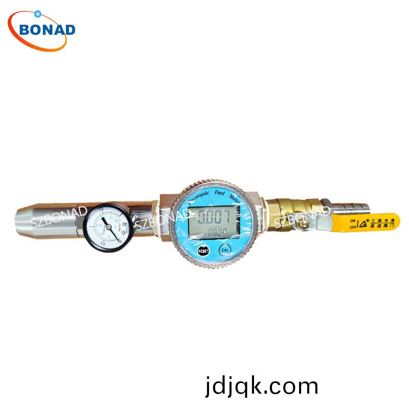 IPX5 and IPX6 water jet spray nozzle with digital flowmeter